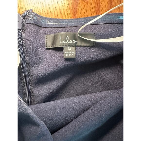 Lulus own the night strapless front slit maxi dress women's medium - Picture 3 of 6